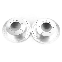 Power Stop Rear Evolution Drilled & Slotted Rotors Pair Mitsubishi Montero 1991 - 2004 | JBR724XPR - JDMuscleBrake RotorspsbJBR724XPR