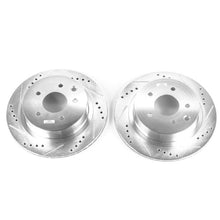 Power Stop Rear Evolution Drilled & Slotted Rotors Pair Nissan/Infiniti 350Z 2003 - 2005 / G35 2003 - 2005 / Juke 2014 - 2017 / Leaf 2013 - 21 / Rogue 2008 - 2020 / Rogue Sport 2017 - 21 - JDMuscleBrake RotorspsbJBR1106XPR