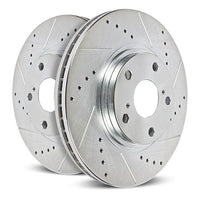 Power Stop Rear Evolution Drilled & Slotted Rotors Pair Subaru BRZ 2017-2020 / Toyota 86 2019-2020 | JBR1795XPR - JDMuscleBrake RotorspsbJBR1795XPR