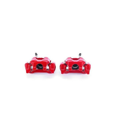 Power Stop Rear Red Calipers w/ Brackets Pair Lexus ES300 2002 - 2006 / Toyota Camry 2002 - 2006 | S2684 - JDMuscleBrake Caliper Adapter BracketspsbS2684