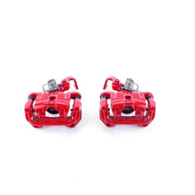 Power Stop Rear Red Calipers w/ Brackets Pair Mazda 6 2003 - 2005 | S2858 - JDMuscleBrake Caliper Adapter BracketspsbS2858