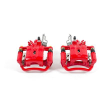Power Stop Rear Red Calipers w/ Brackets Pair Subaru Impreza RS 1998 | KC1121 - JDMuscleBrake Caliper Adapter BracketspsbS2856