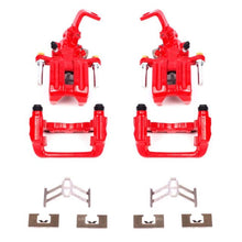 Power Stop Rear Red Calipers w/Brackets Pair Honda S2000 2000 - 2009 | S2730 - JDMuscleBrake Caliper Adapter BracketspsbS2730