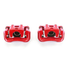 Power Stop Rear Red Calipers w/Brackets Pair Lexus RX330 2004 - 2006 / RX350 2007 - 2009 / RX400h 2006 - 2008 / Toyota Highlander 2006 - 2007 | S2782 - JDMuscleBrake Caliper Adapter BracketspsbS2782