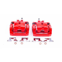 Power Stop Rear Red Calipers w/Brackets Pair Mazda CX - 9 2007 - 2015 | S5042A - JDMuscleBrake Caliper Adapter BracketspsbS5042A