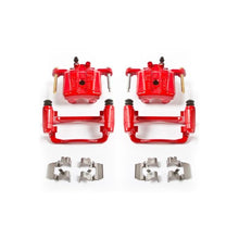 Power Stop Rear Red Calipers w/Brackets Pair Mitsubishi Eclipse 2006 - 2012 / Galant 2007 - 2009 | S3492 - JDMuscleBrake Caliper Adapter BracketspsbS3492