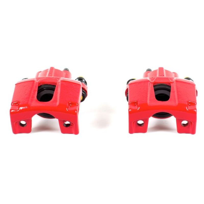 Power Stop Rear Red Calipers w/o Brackets Pair Infiniti QX56 2004 - 2010 / Nissan Pathfinder Armada 2004 / Armada 2005 - 2018 / Titan 2004 - 2015 | S2948 - JDMuscleBrake Caliper Adapter BracketspsbS2948