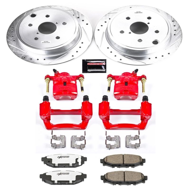 Power Stop Rear Street Brake Kit w/ Calipers WRX 15-2020 | KC6977-26 - JDMuscleBrake KitspsbKC6977-26