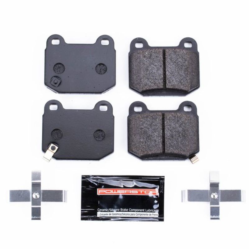Power Stop Rear Track Day Brake Pads Nissan 350Z 2003 - 2007 / Infiniti G35 2003 - 2005 / Mitsubishi Lancer Evolution 2003 - 2006 / STI 2004 - 2017 / BRZ 2017 - 2020/ Toyota 86 2019 - 2020 | PST - 961 - JDMuscleBrake PadspsbPST-961