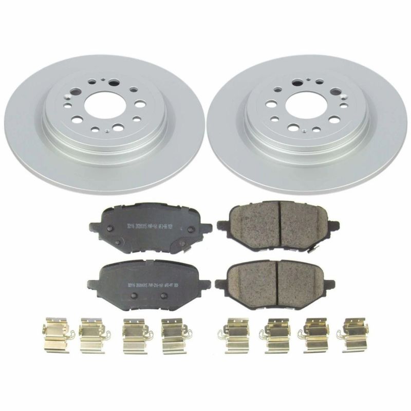 Power Stop Rear Z17 Evolution Geomet Coated Brake Kit Honda Clarity 2017 - 2020 | CRK8296 - JDMuscleBrake KitspsbCRK8296