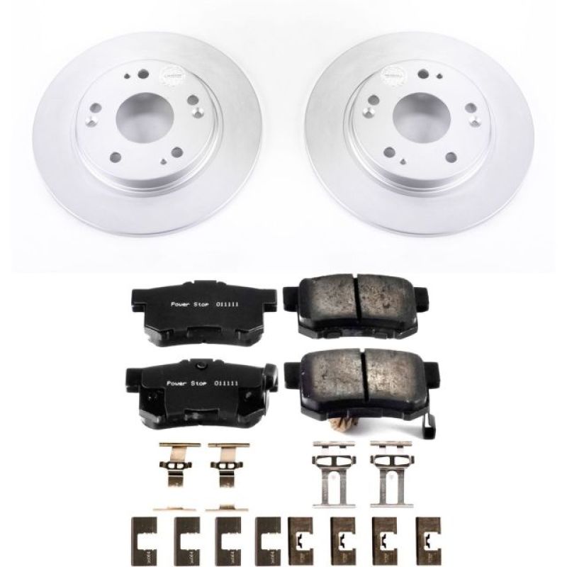 Power Stop Rear Z17 Evolution Geomet Coated Brake Kit Honda CR - Z 2011 - 2015 | CRK5860 - JDMuscleBrake KitspsbCRK5860