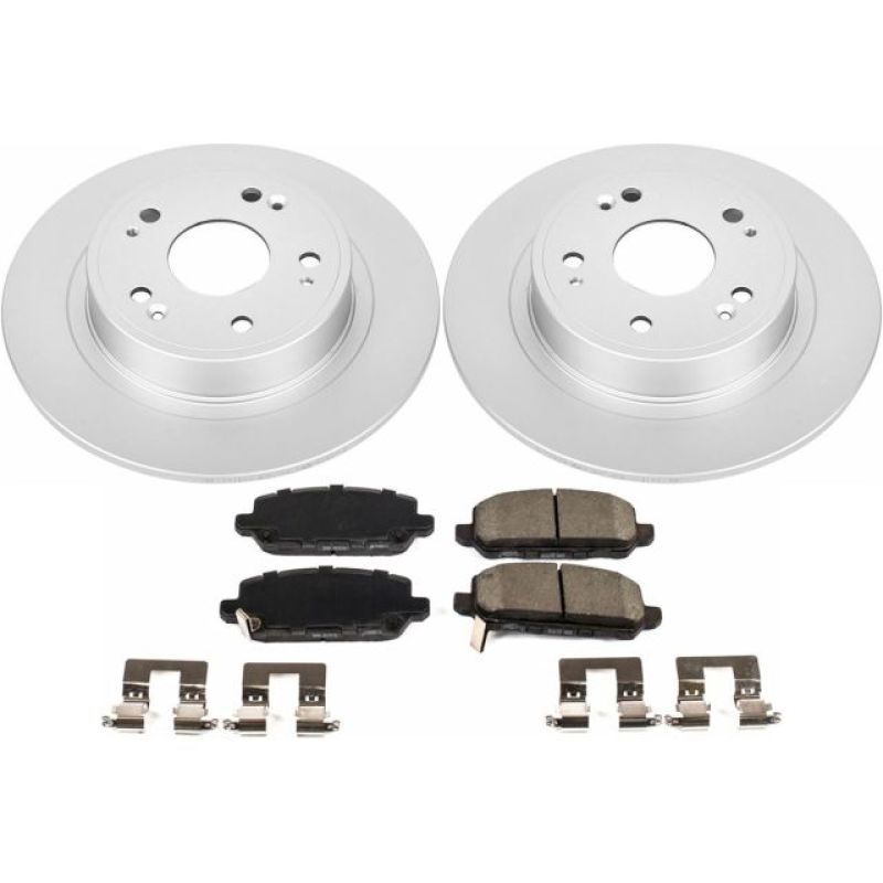 Power Stop Rear Z17 Evolution Geomet Coated Brake Kit Honda HR - V 2016 - 2018 | CRK7340 - JDMuscleBrake KitspsbCRK7340