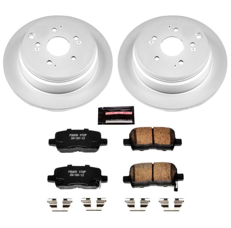Power Stop Rear Z17 Evolution Geomet Coated Brake Kit Honda Odyssey 2002 - 2004 | CRK5502 - JDMuscleBrake KitspsbCRK5502