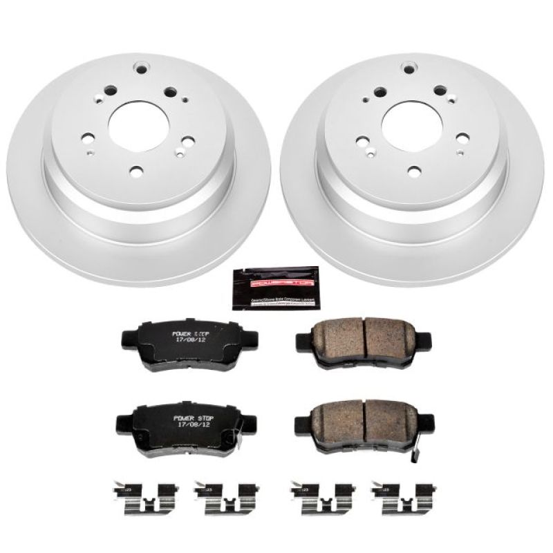 Power Stop Rear Z17 Evolution Geomet Coated Brake Kit Honda Odyssey 2005 - 2010 | CRK4604 - JDMuscleBrake KitspsbCRK4604