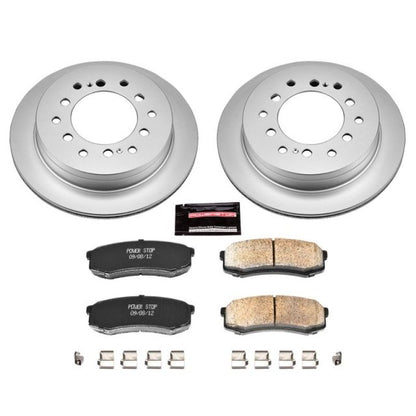 Power Stop Rear Z17 Evolution Geomet Coated Brake Kit Lexus GX470 2003 - 2009 / Toyota Sequoia 2001 - 2007 / 4Runner 2003 - 2009 / Fj Cruiser 2007 - 2009 | CRK2405 - JDMuscleBrake KitspsbCRK2405