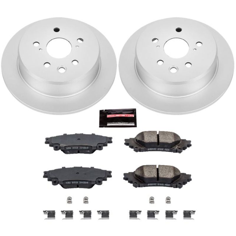 Power Stop Rear Z17 Evolution Geomet Coated Brake Kit Lexus IS250 2014 - 2015 | CRK6930 - JDMuscleBrake KitspsbCRK6930