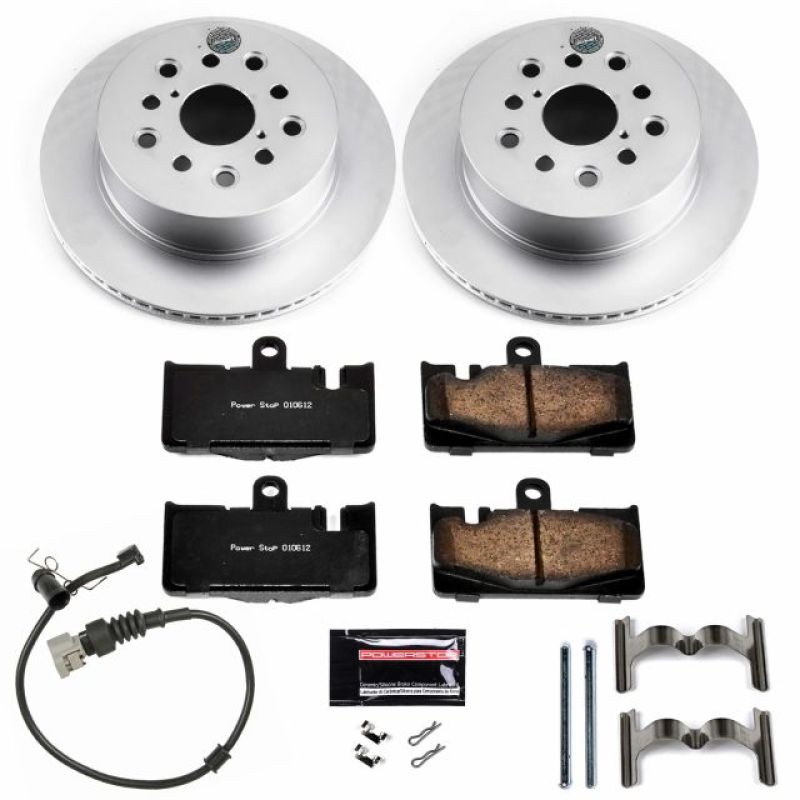 Power Stop Rear Z17 Evolution Geomet Coated Brake Kit Lexus LS430 2001 - 2006 | CRK2329 - JDMuscleBrake KitspsbCRK2329