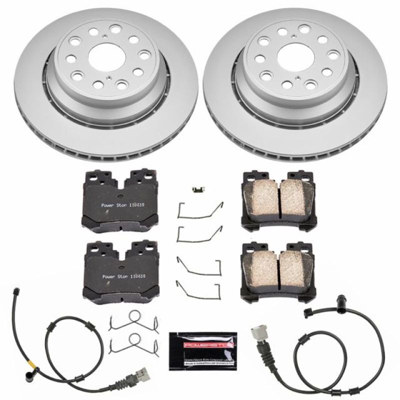 Power Stop Rear Z17 Evolution Geomet Coated Brake Kit Lexus LS460 2010 - 2017 | CRK5840 - JDMuscleBrake KitspsbCRK5840