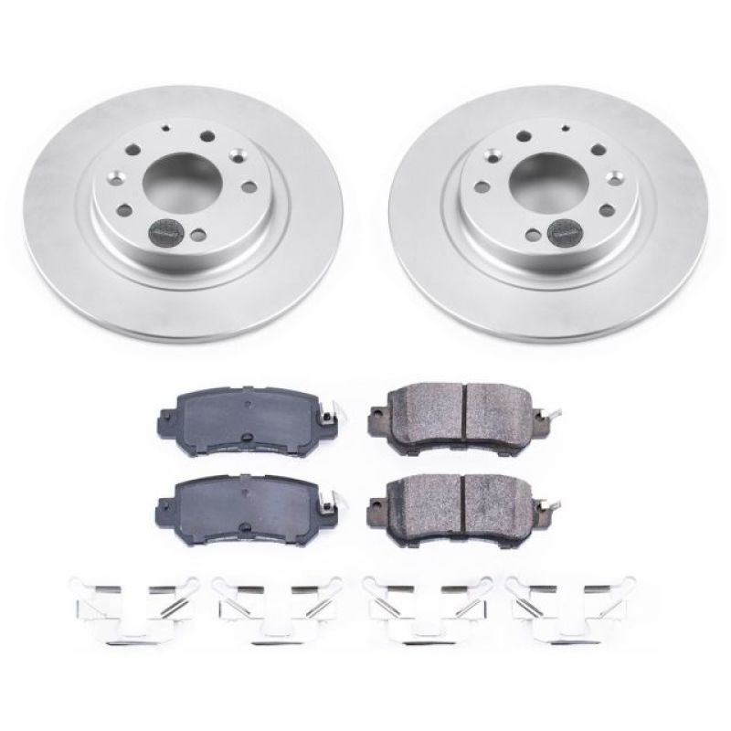 Power Stop Rear Z17 Evolution Geomet Coated Brake Kit Mazda CX - 3 2016 - 2018 | CRK7741 - JDMuscleBrake KitspsbCRK7741