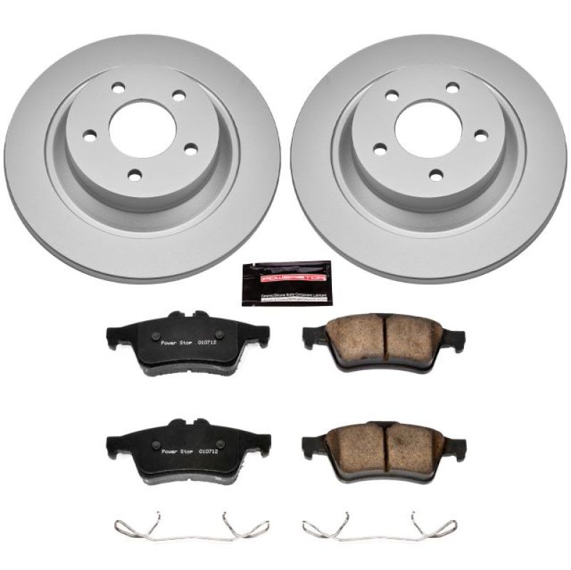 Power Stop Rear Z17 Evolution Geomet Coated Brake Kit Mazda Mazdaspeed 5 2008 - 2015 | CRK5842 - JDMuscleBrake KitpsbCRK5842
