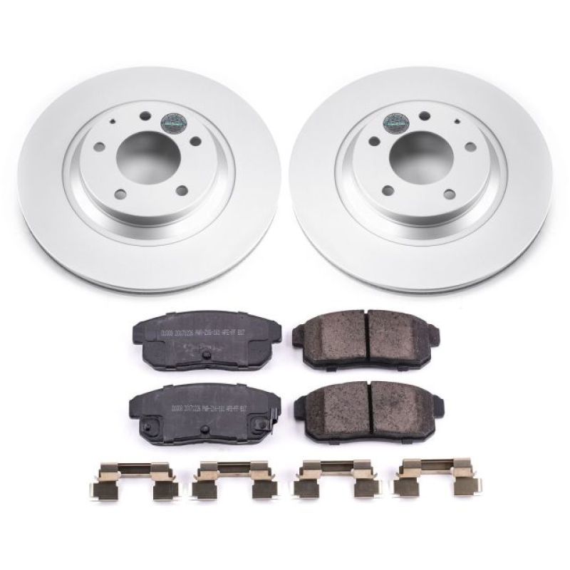 Power Stop Rear Z17 Evolution Geomet Coated Brake Kit Mazda RX - 8 2004 - 2011 | CRK3146 - JDMuscleBrake KitspsbCRK3146