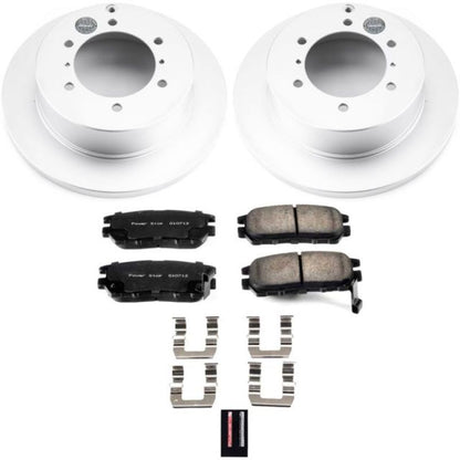 Power Stop Rear Z17 Evolution Geomet Coated Brake Kit Mitsubishi Montero 1991 - 2000 | CRK5022 - JDMuscleBrake KitspsbCRK5022