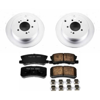 Power Stop Rear Z17 Evolution Geomet Coated Brake Kit Mitsubishi Outlander 2007 - 2013 / Lancer 2009 - 2015 | CRK5499 - JDMuscleBrake KitspsbCRK5499