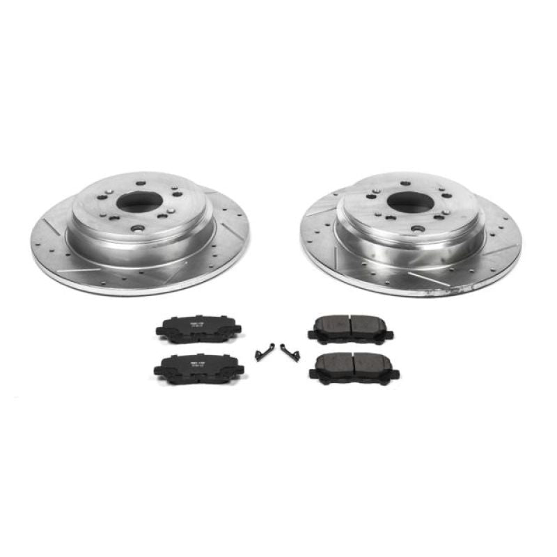 Power Stop Rear Z23 Evolution Sport Brake Kit Honda Pilot 2012 - 2015 | K5839 - JDMuscleBrake KitspsbK5839