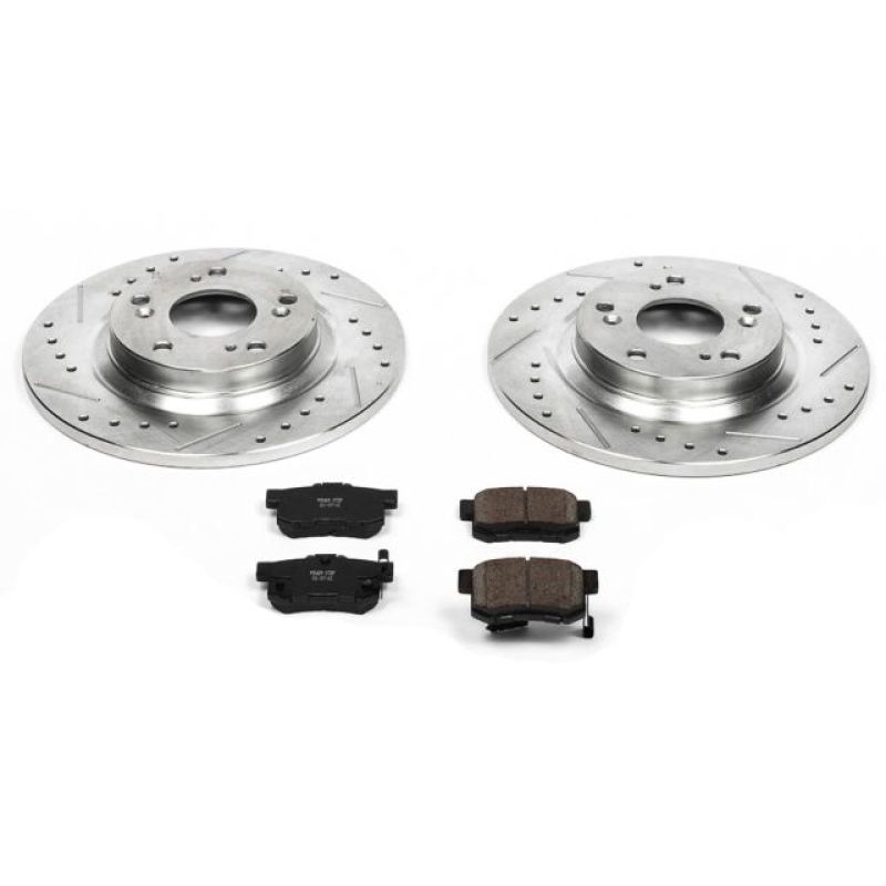 Power Stop Rear Z23 Evolution Sport Brake Kit Honda S2000 2000 - 2009 | K2310 - JDMuscleBrake KitspsbK2310