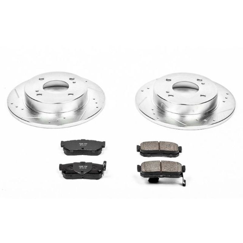 Power Stop Rear Z23 Evolution Sport Brake Kit Infiniti G20 1991 - 2001 / Nissan Altima 1993 - 2001 / Sentra 2000 - 2001 | K740 - JDMuscleBrake KitspsbK740