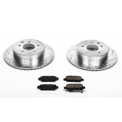 Power Stop Rear Z23 Evolution Sport Brake Kit Infiniti G35 2003 - 2005 / Nissan 350Z | K103 - JDMuscleBrake KitspsbK103