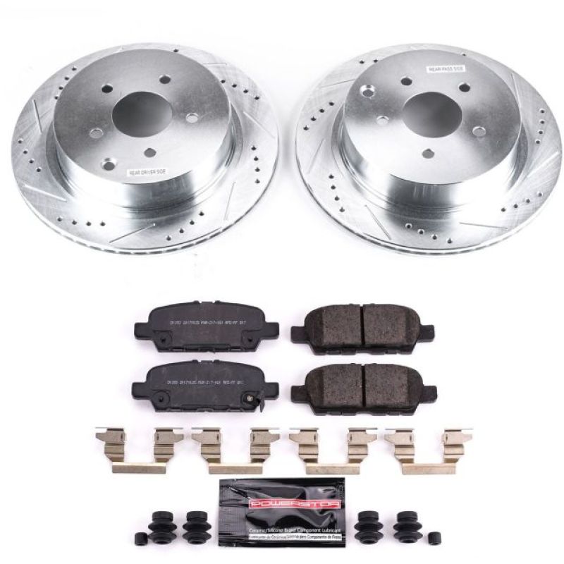 Power Stop Rear Z23 Evolution Sport Brake Kit Infiniti Q50 2018-21 / Q60 2018-21 / Q70 2018-2019 / Q70L 2018-2019 / QX60 2019 | K8021 - JDMuscleBrake KitspsbK8021