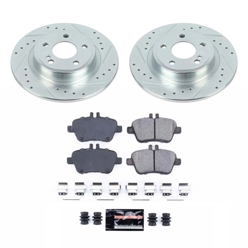 Power Stop Rear Z23 Evolution Sport Brake Kit Infiniti QX30 2017 - 2019 | K7377 - JDMuscleBrake KitspsbK7377