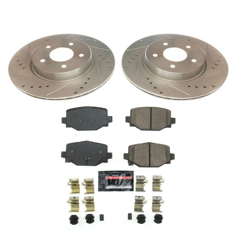 Power Stop Rear Z23 Evolution Sport Brake Kit Infiniti QX50 2019 - 2020 | K8432 - JDMuscleBrake KitspsbK8432