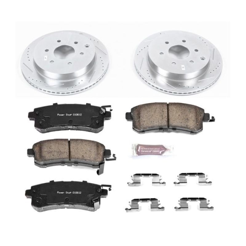 Power Stop Rear Z23 Evolution Sport Brake Kit Infiniti QX56 2011 - 2013 / QX80 2014 - 2020 / Nissan Armada 2017 - 2020 / Patrol 2010 - 2013 | K6323 - JDMuscleBrake KitspsbK6323