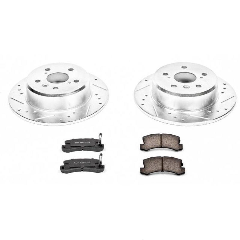 Power Stop Rear Z23 Evolution Sport Brake Kit Lexus ES300 1992 - 1996 / RX300 1999 - 2003 / Toyota Camry 1992 - 1996 | K2564 - JDMuscleBrake KitspsbK2564