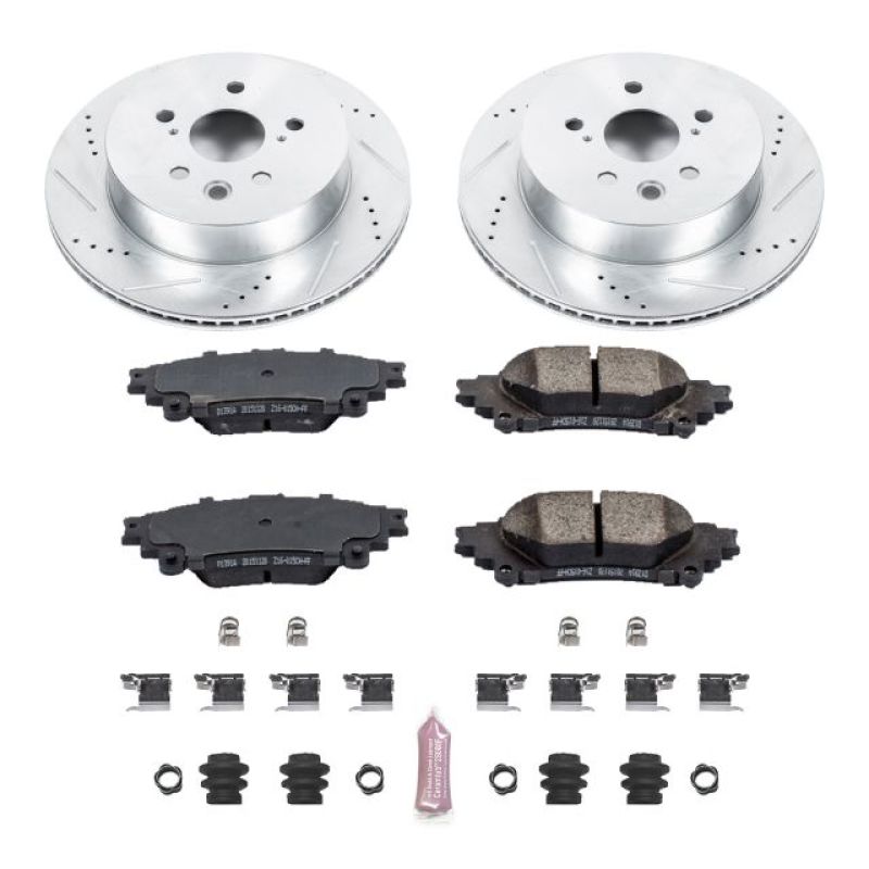 Power Stop Rear Z23 Evolution Sport Brake Kit Lexus IS250 C 2014 - 2015 / IS350 C 2014 - 2015 | K6928 - JDMuscleBrake KitspsbK6928