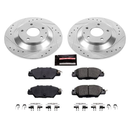Power Stop Rear Z23 Evolution Sport Brake Kit Mazda CX - 5 2016 - 21 | K7516 - JDMuscleBrake KitspsbK7516