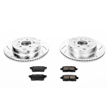 Power Stop Rear Z23 Evolution Sport Brake Kit Mazda CX - 9 2007 - 2015 | K5877 - JDMuscleBrake KitspsbK5877