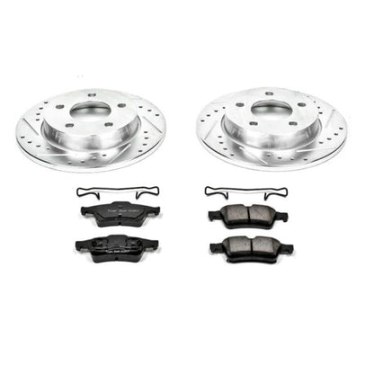Power Stop Rear Z23 Evolution Sport Brake Kit Mazda Mazdaspeed 3 2004 - 2005 | K124 - JDMuscleBrake KitspsbK124