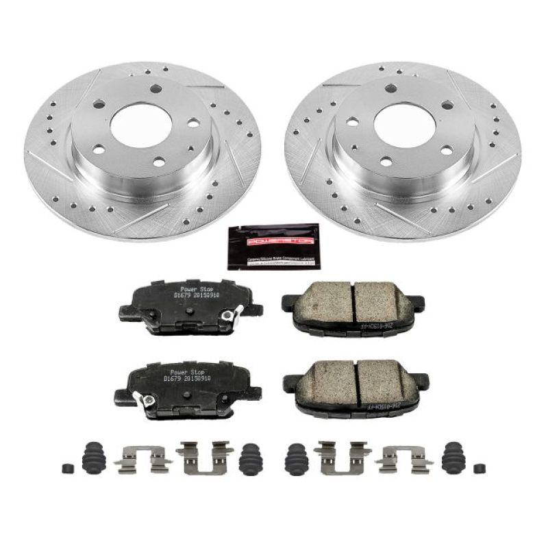 Power Stop Rear Z23 Evolution Sport Brake Kit Mazda Mazdaspeed 3 2014 - 2016 | K6962 - JDMuscleBrake KitspsbK6962