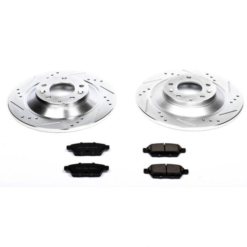 Power Stop Rear Z23 Evolution Sport Brake Kit Mazda Mazdaspeed 6 2006 - 2007 | K4655 - JDMuscleBrake KitpsbK4655