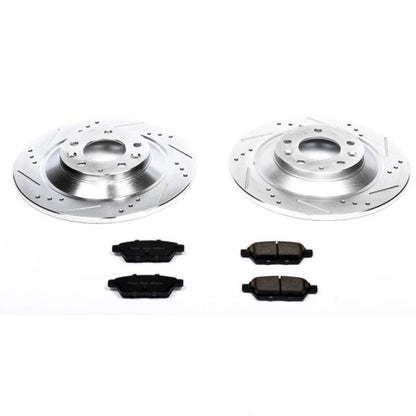 Power Stop Rear Z23 Evolution Sport Brake Kit Mazda Mazdaspeed 6 2006 - 2007 | K4655 - JDMuscleBrake KitpsbK4655