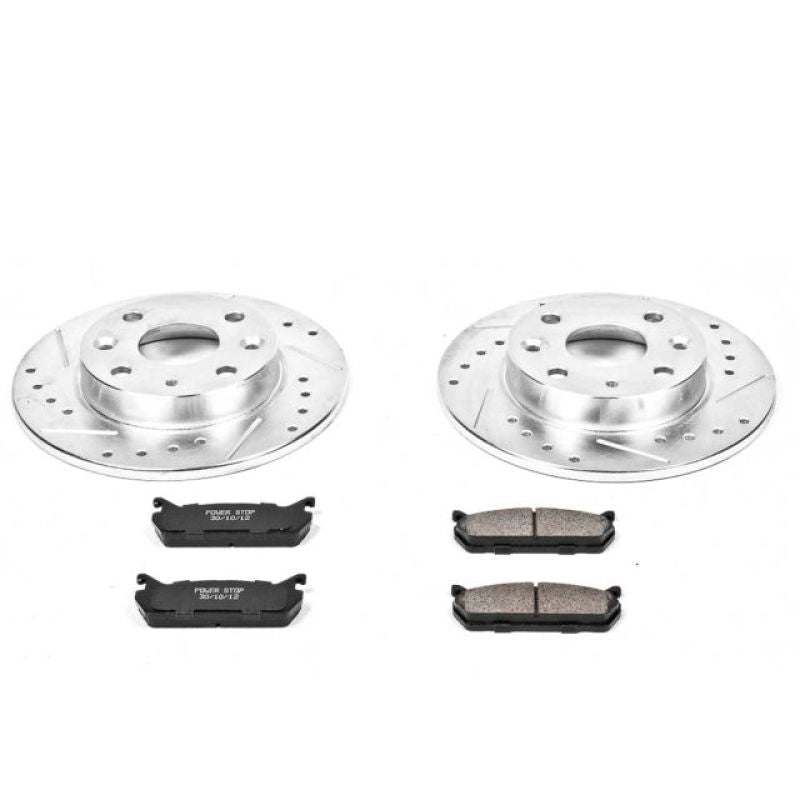 Power Stop Rear Z23 Evolution Sport Brake Kit Mazda Miata 1990 - 1993 | K719 - JDMuscleBrake KitspsbK719