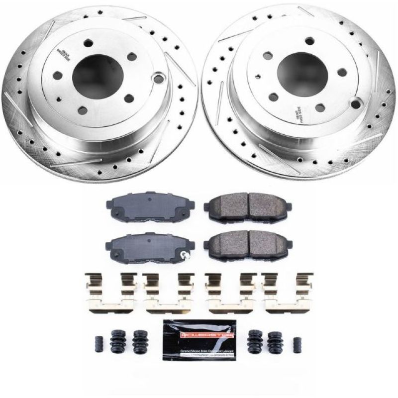 Power Stop Rear Z23 Evolution Sport Brake Kit Mazda MPV 2004 - 2006 | K4601 - JDMuscleBrake KitspsbK4601