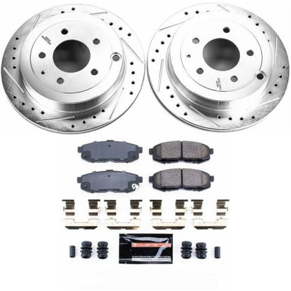 Power Stop Rear Z23 Evolution Sport Brake Kit Mazda MPV 2004 - 2006 | K4601 - JDMuscleBrake KitspsbK4601
