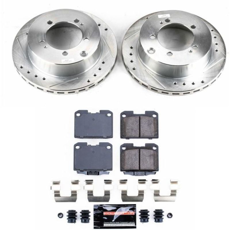 Power Stop Rear Z23 Evolution Sport Brake Kit Mitsubishi 3000GT 1999 | K807 - JDMuscleBrake KitspsbK807