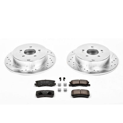 Power Stop Rear Z23 Evolution Sport Brake Kit Mitsubishi Endeavor 2004 - 2011 | K5260 - JDMuscleBrake KitspsbK5260