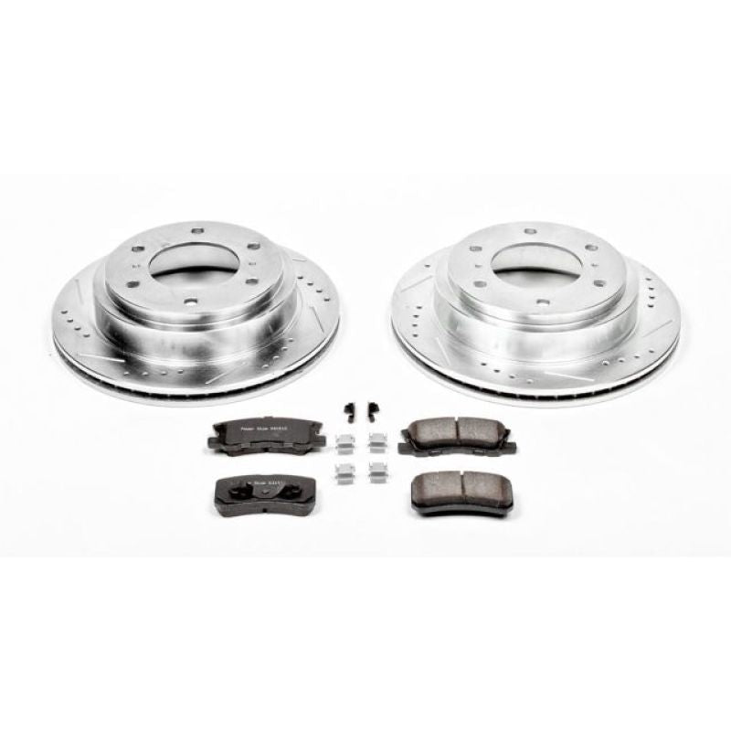 Power Stop Rear Z23 Evolution Sport Brake Kit Mitsubishi Montero 2001 - 2006 | K3119 - JDMuscleBrake KitspsbK3119