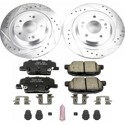 Power Stop Rear Z23 Evolution Sport Brake Kit Mitsubishi Outlander 2014 - 2018 / Outlander Sport 2013 - 2020 | K6976 - JDMuscleBrake KitspsbK6976